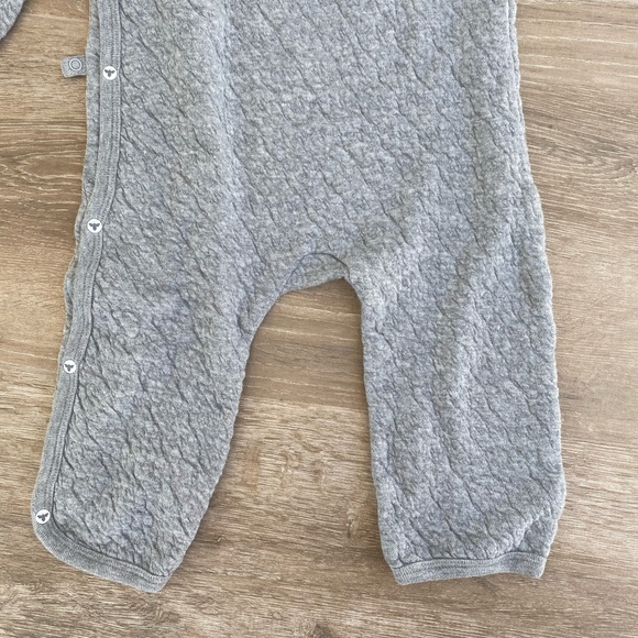 Burt’s Bees Baby Quilted Wrap Jumpsuit - Picture 4 of 5